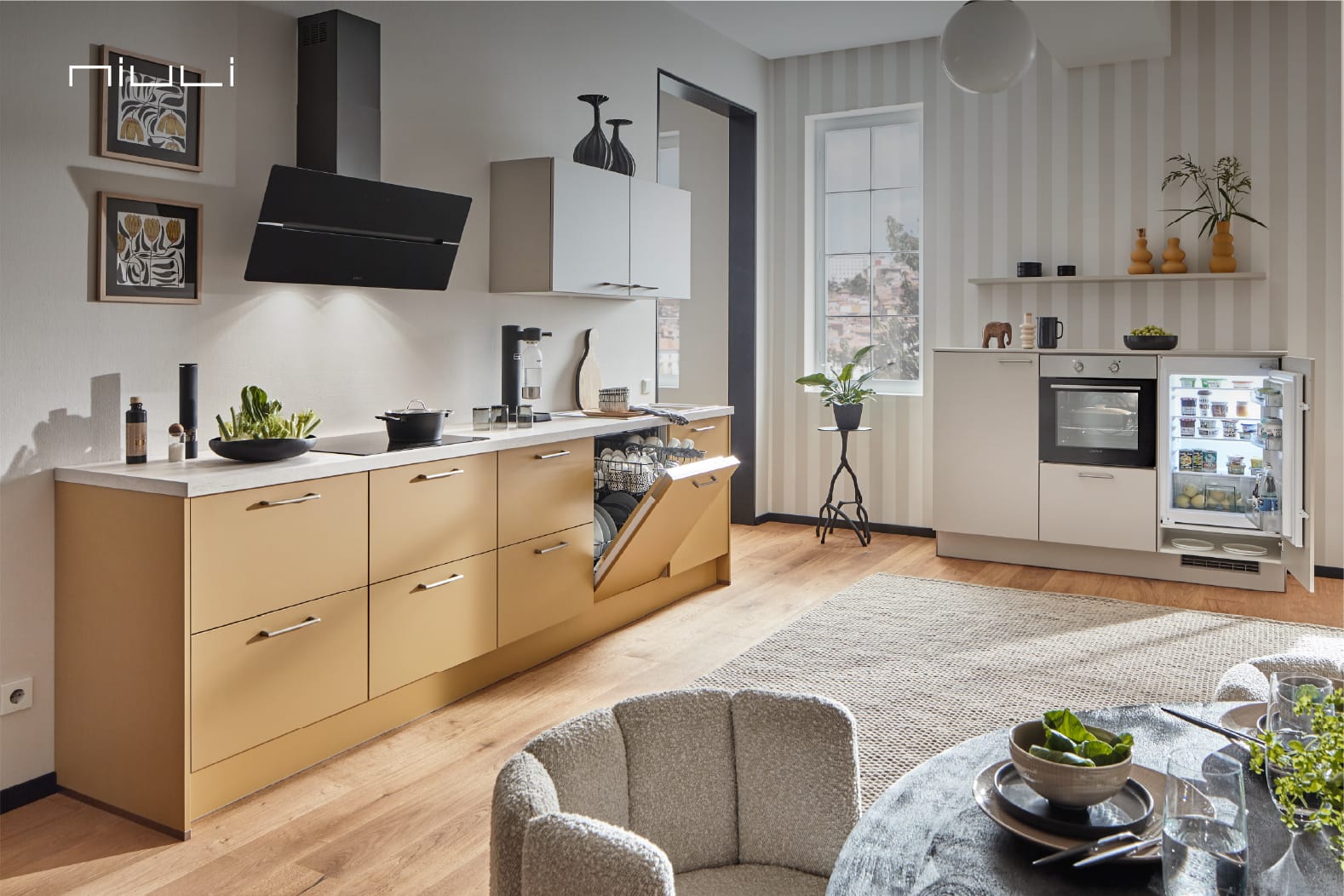 PN 105 | 508 Caramel & PN 80 | 678 Cashmere Grey